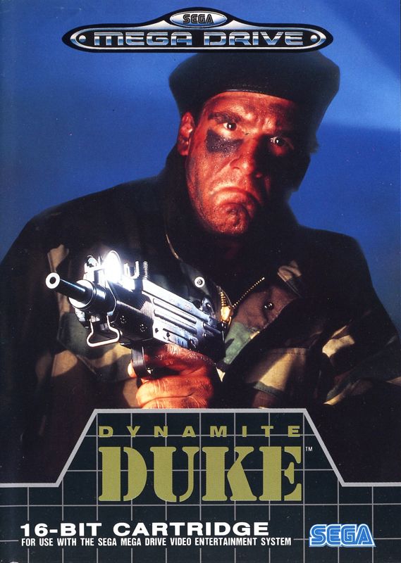 Dynamite Duke box art for Sega Master System